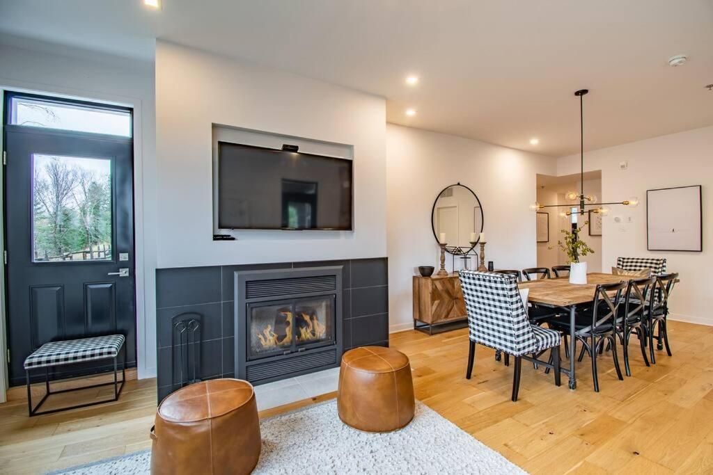 Tremblant Prestige - Les Eaux 215-6 Apartment มงต์-ทร็องบล็องต์ ภายนอก รูปภาพ