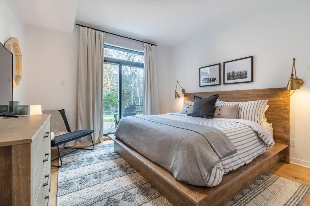 Tremblant Prestige - Les Eaux 215-6 Apartment มงต์-ทร็องบล็องต์ ภายนอก รูปภาพ